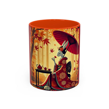 Theatrical Harvest Rabbit Colorful Mugs (11oz, 15oz)