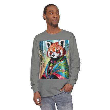 Cybernetic Red Panda Long Sleeve T-Shirt