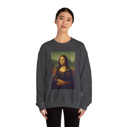 Mona Lisa by Leonardo da Vinci Unisex Heavy Blend™ Crewneck Sweatshirt