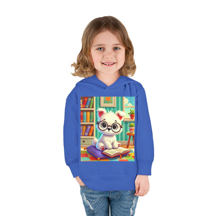 Little Scholar Pup Toddler Pullover Fleece Hoodie