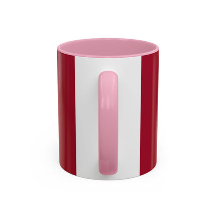 Butterfly Empress of the Crimson Pavilion Colorful Mug (11oz, 15oz) – Art Deco Beauty, Butterfly Elegance & Ornamental Style