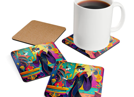 Phantoms of Elegance Corkwood Coaster Set