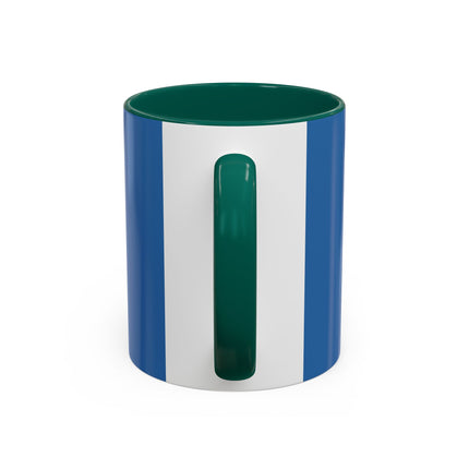 💙🌼 The Bluebell Christmas Promenade Colorful Mug – Art Deco Holiday Fantasy