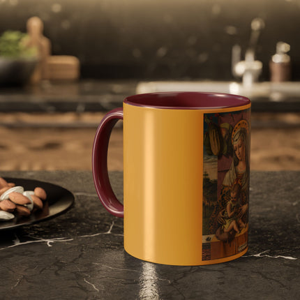 Madonna and Child by Carlo Crivelli Colorful Mugs (11oz, 15oz)