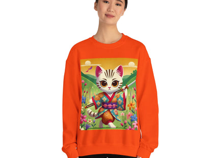 Samurai Kitten Unisex Heavy Blend™ Crewneck Sweatshirt