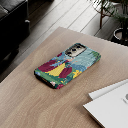 🌹🌿 The Willow Garden Promenade Phone Case – Art Deco Floral Elegance