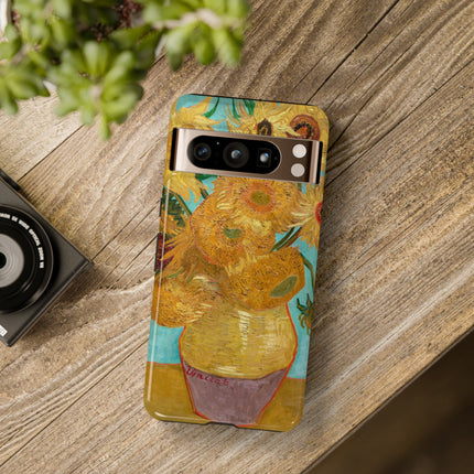 Vase with Twelve Sunflowers by Vincent Van Gogh Phone Cases