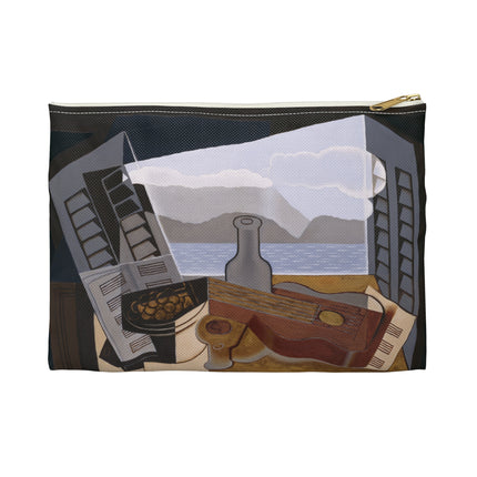 Open Window Accessory Pouch – Juan Gris Cubist Still Life Art Design