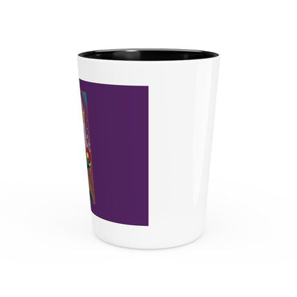 February & Amethyst (from the Gem Series) by Sofia Chiostri Ceramic Shot Glass
