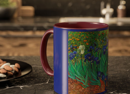 Irises by Vincent Van Gogh Colorful Mugs (11oz, 15oz)