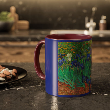 Irises by Vincent Van Gogh Colorful Mugs (11oz, 15oz)