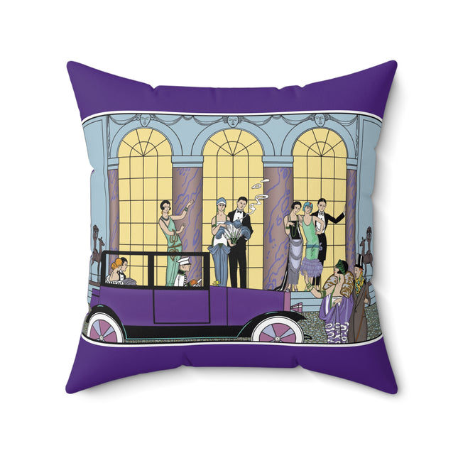 Au Revoir by George Barbier Spun Polyester Square Pillow