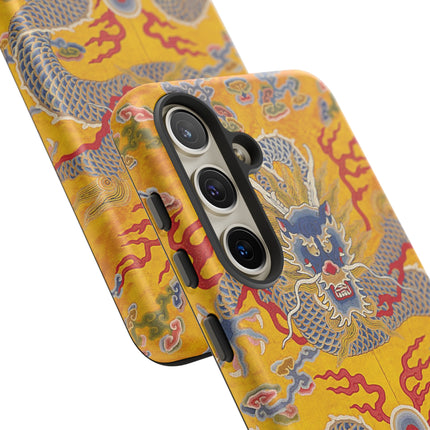 Majestic Dragon Regalia – Imperial 12-Symbol Robe Phone Cases