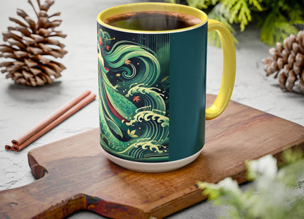 Mermaid Queen Rising from the Deep Colorful Mugs (11oz, 15oz)