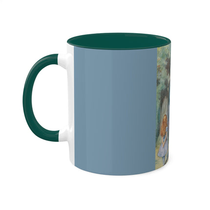 “I growl when I’m pleased, and wag my tail when I’m angry” by Sir John Tenniel Colorful Mugs, 11oz
