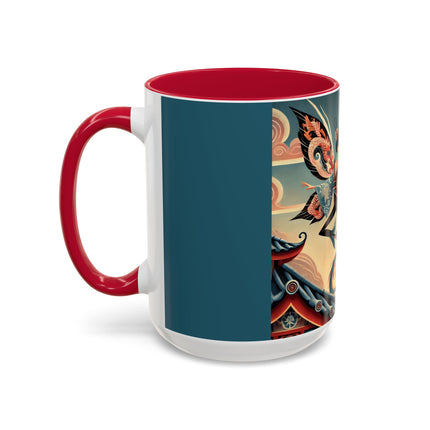 Dragon Fairy of the Temple Colorful Mugs (11oz, 15oz)