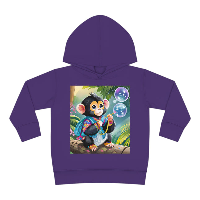 Bubble Magic in the Jungle Toddler Pullover Fleece Hoodie