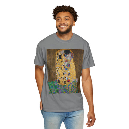 The Kiss by Gustav Klimt Unisex Garment-Dyed T-shirt
