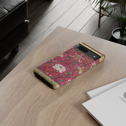 Pink Floral Pattern by Owen Jones Phone Cases