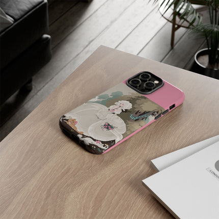 Rococo Garden Reader Phone Case – Whimsical Elegance & Timeless Charm