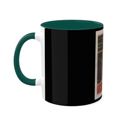 Pompeii Walls Pl.04 by Victor Steeger Colorful Mugs, 11oz