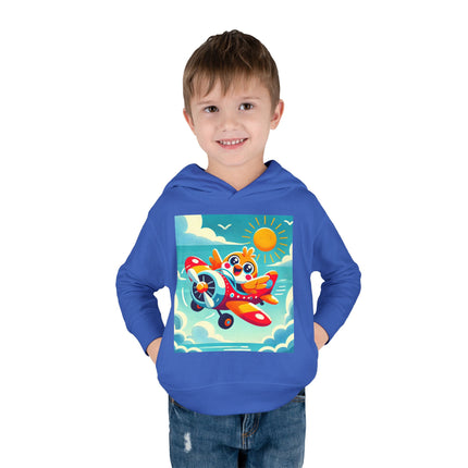 Joyful Bird Aviator Toddler Pullover Fleece Hoodie