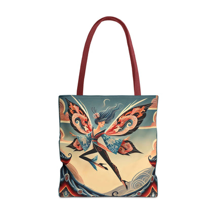 The Dragon Fairy of the Temple Tote Bag – Mythic Grace & Ancient Power