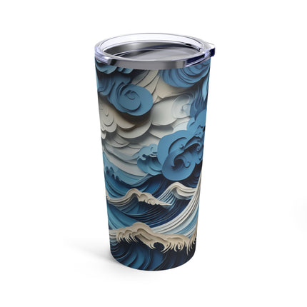 Dramatic Ocean with Crashing Waves Tumbler 20oz