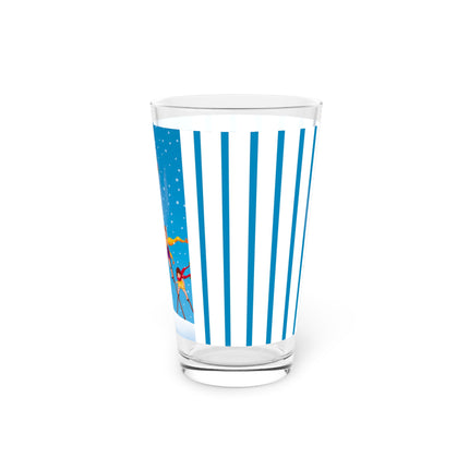 Snowfall & Couture Glass, 16oz