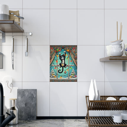 Mischief in Tinselland Ceramic Tile