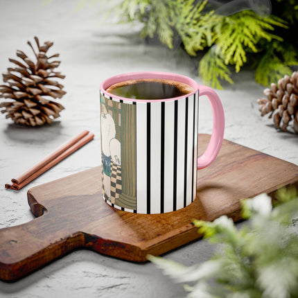 Les Hermines by Georges Lepape Colorful Mugs (11oz, 15oz)