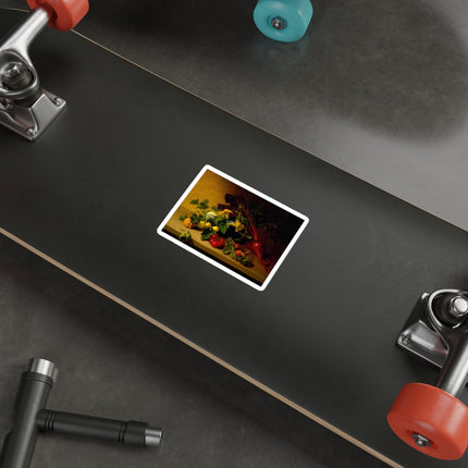Still Life with Vegetables by James Peale Die-Cut Stickers (5 Sizes)