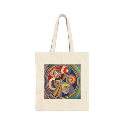 Rythme No. 1 by Robert Delaunay Cotton Canvas Tote Bag