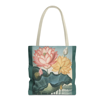 The Sacred Egyptian Lotus by Robert John Thornton Tote Bag (AOP)
