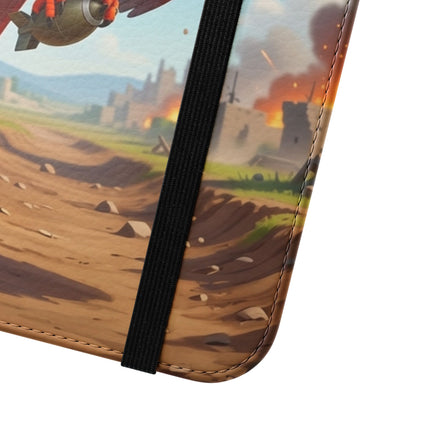 🐦✈️ The Cardinal Dive Bomber Flip Case – Bold Flight & Fearless Adventure