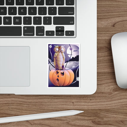 The Startled Pumpkin Die-Cut Stickers (5 Sizes)