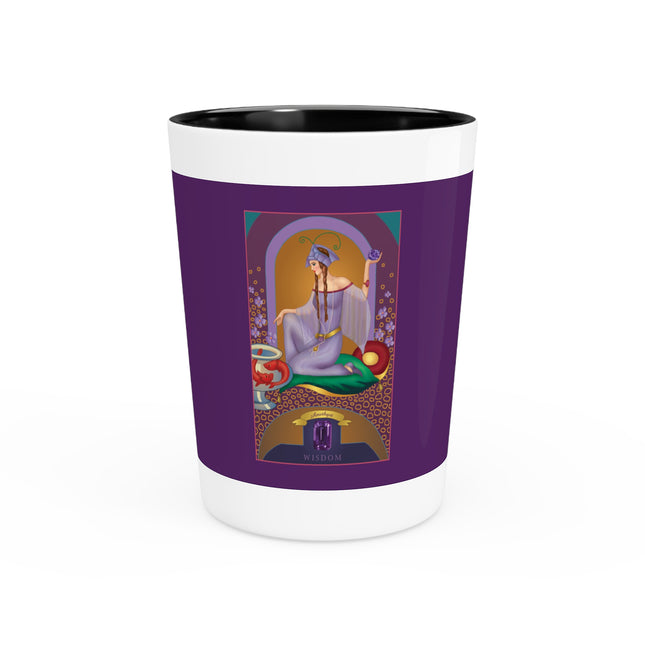 February & Amethyst (from the Gem Series) by Sofia Chiostri Ceramic Shot Glass