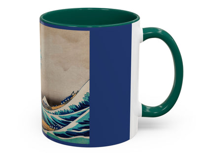 The Great Wave off Kanagawa by Katsushika Hokusai Colorful Mugs (11oz, 15oz)
