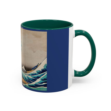 The Great Wave off Kanagawa by Katsushika Hokusai Colorful Mugs (11oz, 15oz)