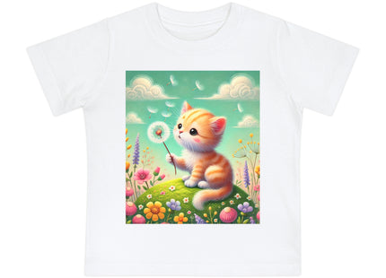 Kitten’s Whispers of Spring Baby Short Sleeve T-Shirt