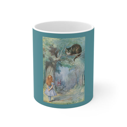 “I growl when I’m pleased, and wag my tail when I’m angry” by Sir John Tenniel Ceramic Mug 11oz