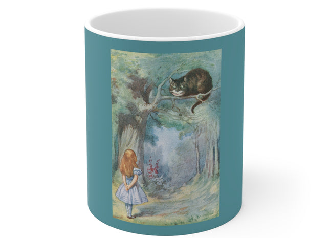 “I growl when I’m pleased, and wag my tail when I’m angry” by Sir John Tenniel Ceramic Mug 11oz