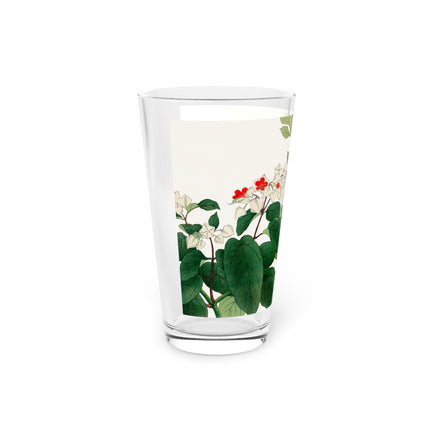 Clerodendrum & Rudbeckia Flower by Tanigami Kônan Glass, 16oz