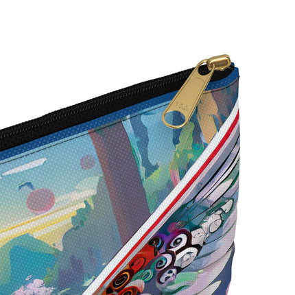 Cyberpunk Samurai Owl Pencil Case