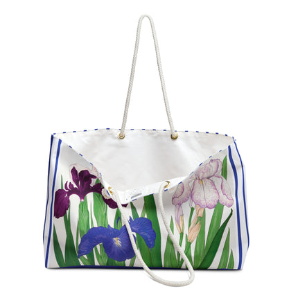 Iris Flowers by Tanigami Kônan Weekender Bag