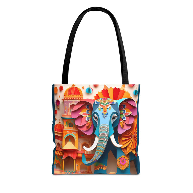 Elephant at an Autumn Festival Tote Bag (AOP)