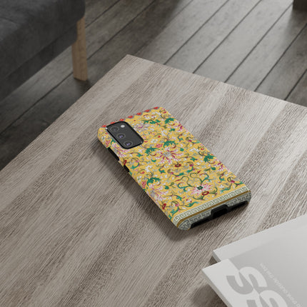 Yellow Botanical Pattern by Owen Jones Phone Cases