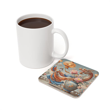 Golden Dragon & Lantern Lady Coaster – Imperial Dragon & Elegant Harmony