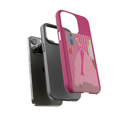 Lady in Pink Phone Case – Graceful Sophistication