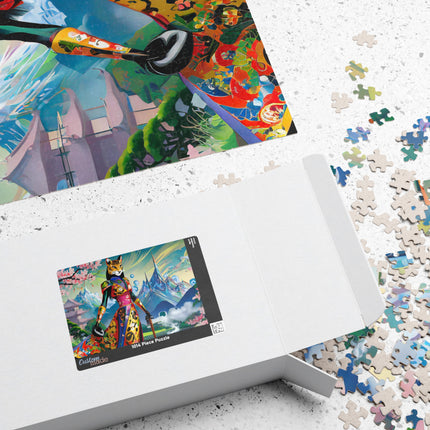 Cyber Cat Glamour Puzzle (110, 252, 520, 1014-piece)